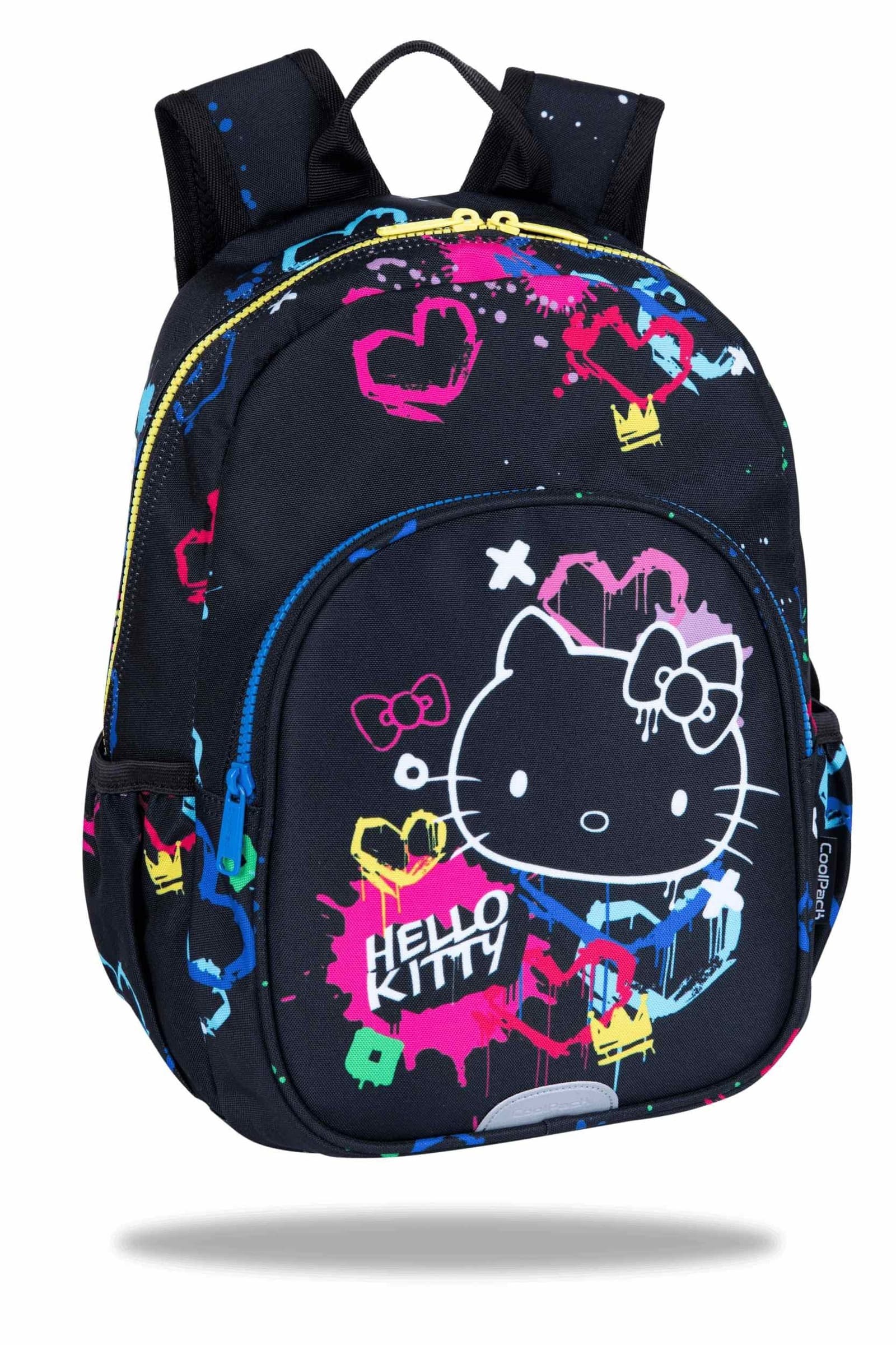 Plecak dziecięcy Hello Kitty Toby Black Neon
