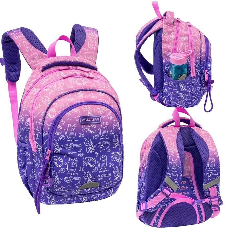 Plecak Kitty ASTRA szkolny 39 x 28 x 15 cm