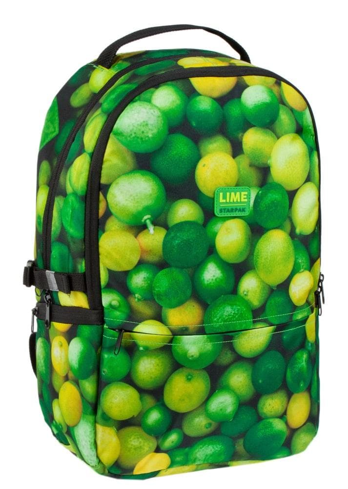 Plecak młodzieżowy Lime z portem USB 45x29x15 cm