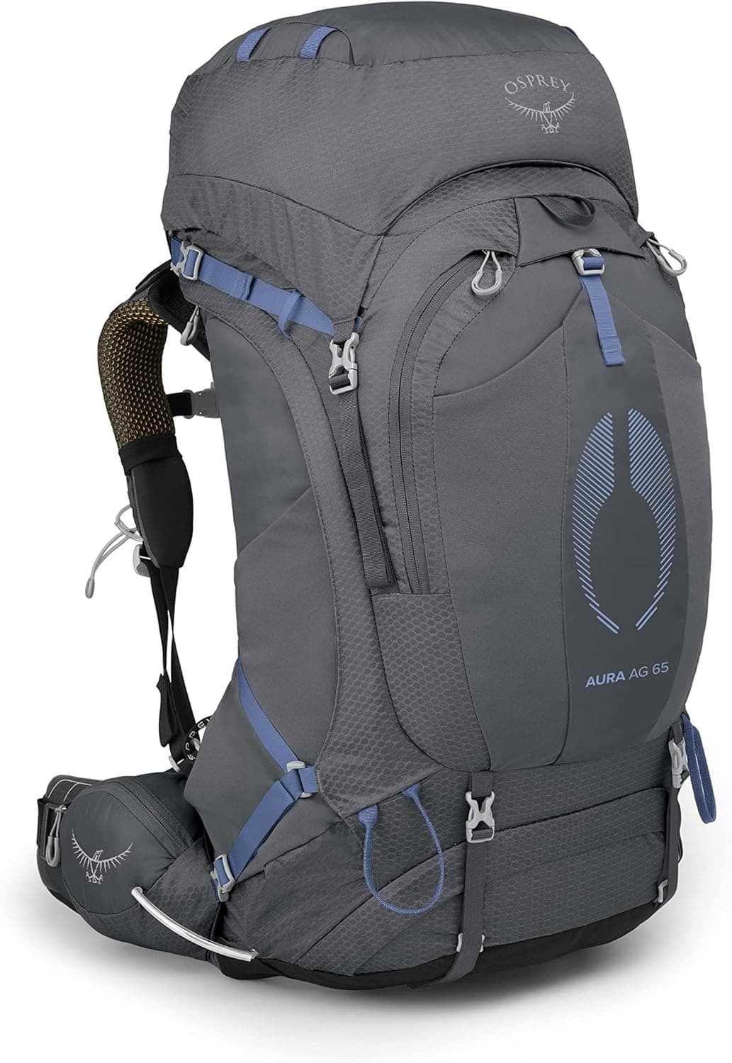 Plecak trekkingowy damski Osprey Aura AG 65 - berry sorbet red, rozmiar M/L