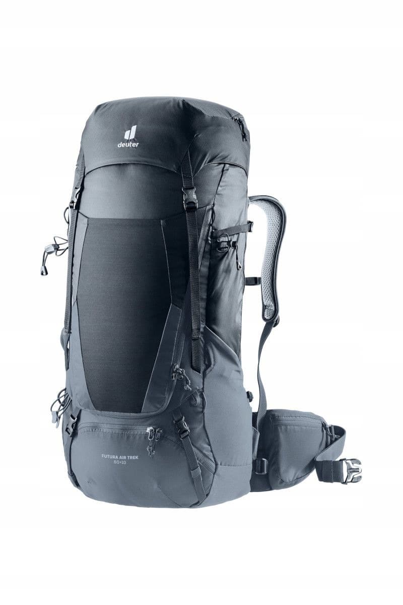 Plecak turystyczny Deuter Futura Air Trek 60 + 10 black-graphite