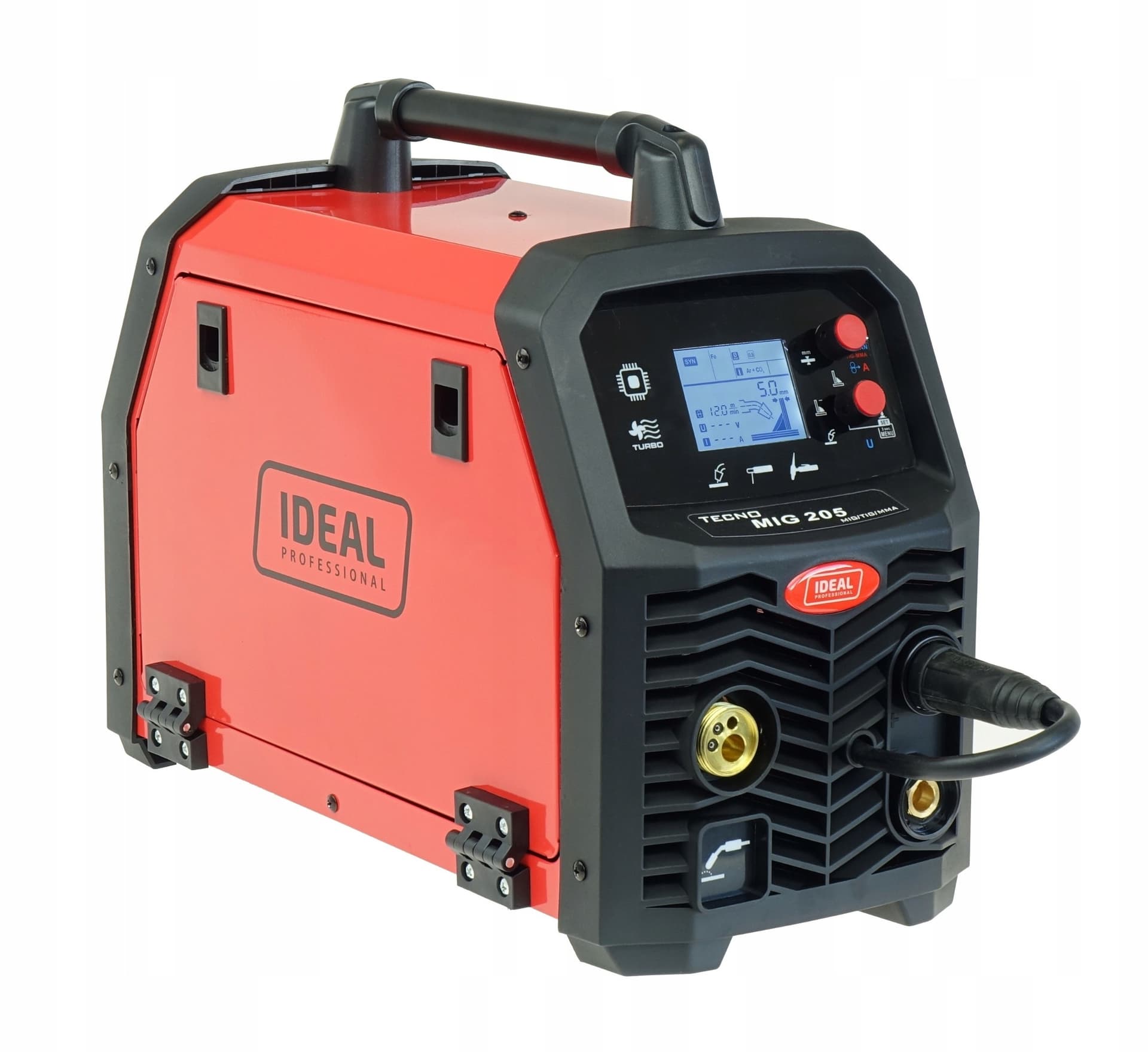 Półautomat spawalniczy MIG/MAG 35-200A, 6.4kW, 230V, FLUX, LUTOSPAWANIE, MIG-MAG, MMA, TIG LIFT