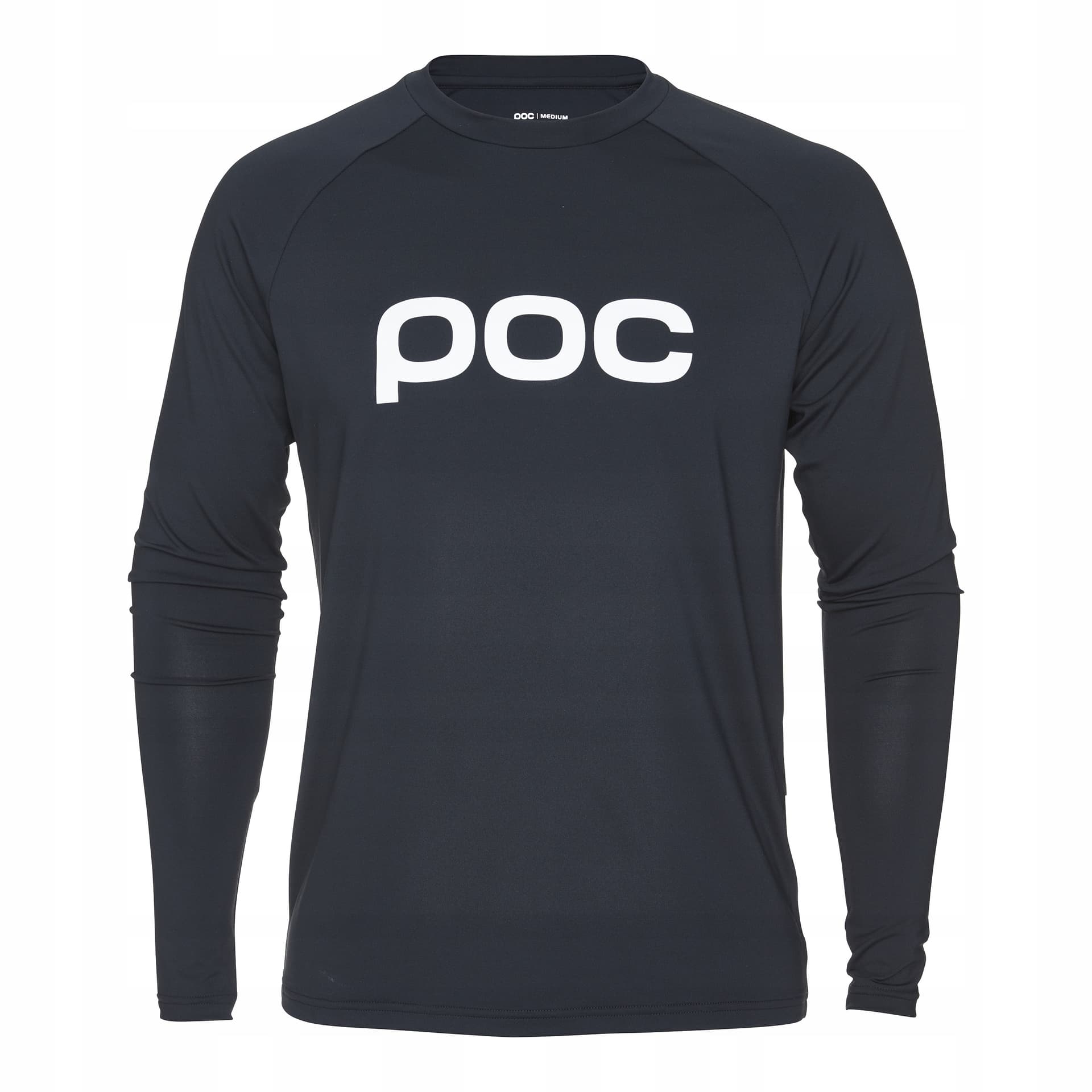 Koszulka rowerowa POC Reform Enduro Tee - czarna uranium, rozmiar M