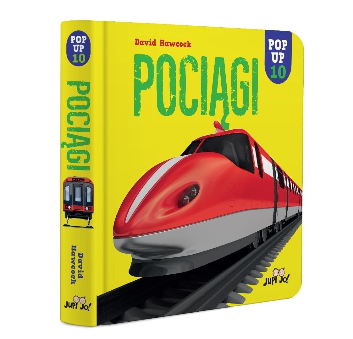 Pociągi - Książka Pop-Up z Przestrzennymi Ilustracjami