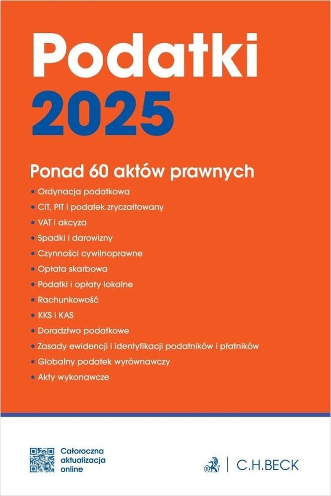 Podatki 2025 z testami online - praca zbiorowa