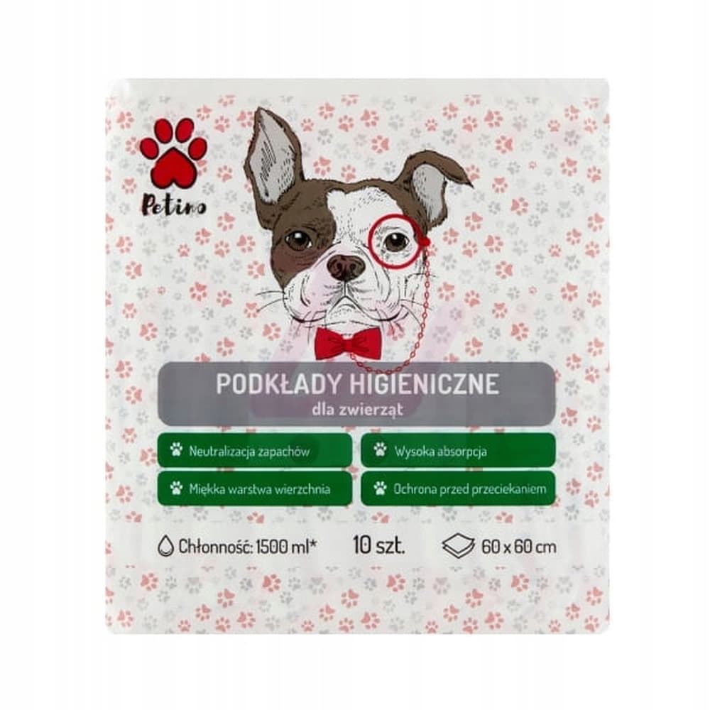 Podkłady jednorazowe dla zwierząt Petino 10 szt. 60x60cm