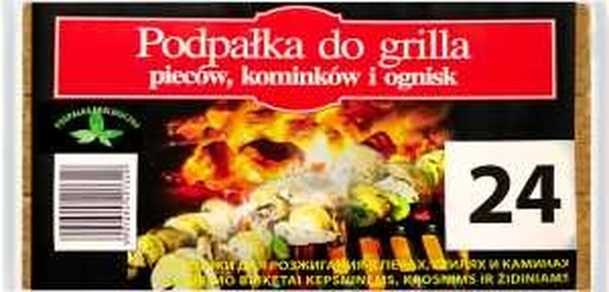 Podpałka do grilla Flambit A24 - kostka szara