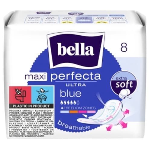 Podpaski Bella Perfecta Ultra Maxi Blue 8 sztuk