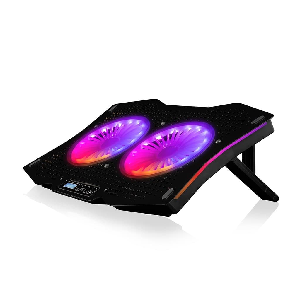 Podstawka chłodząca pod laptopa MODECOM CF18 RGB Silent Fan 18 cali 2 wentylatory