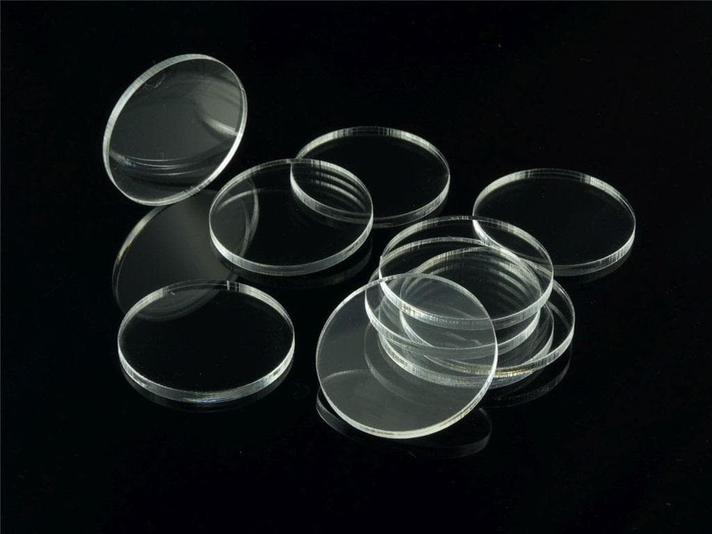 Akrylowe podstawki okrągłe pod figurki 40x3 mm 10 sztuk