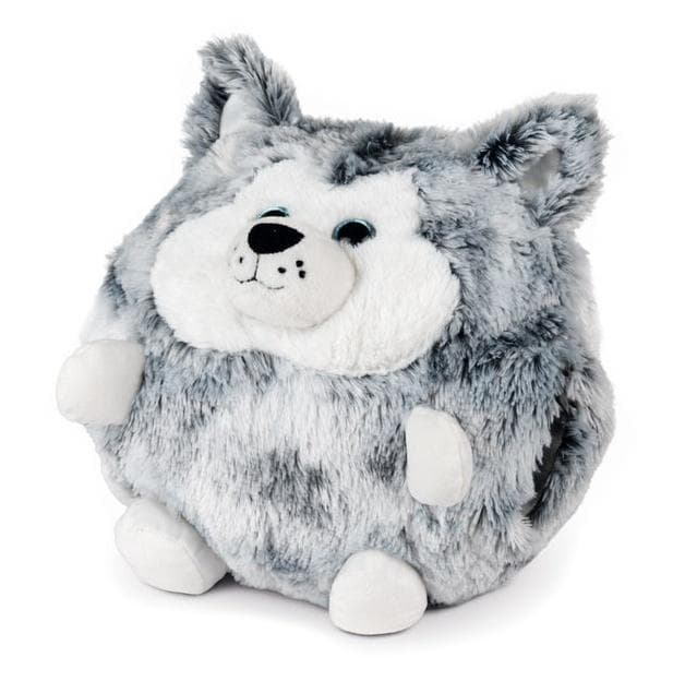 Poduszka Husky z pluszowym ogrzewaczem do rąk Cozy Noxxiez