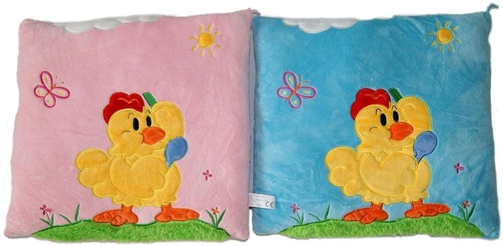 Poduszka dekoracyjna Kurczak 33 cm MIX kolorów