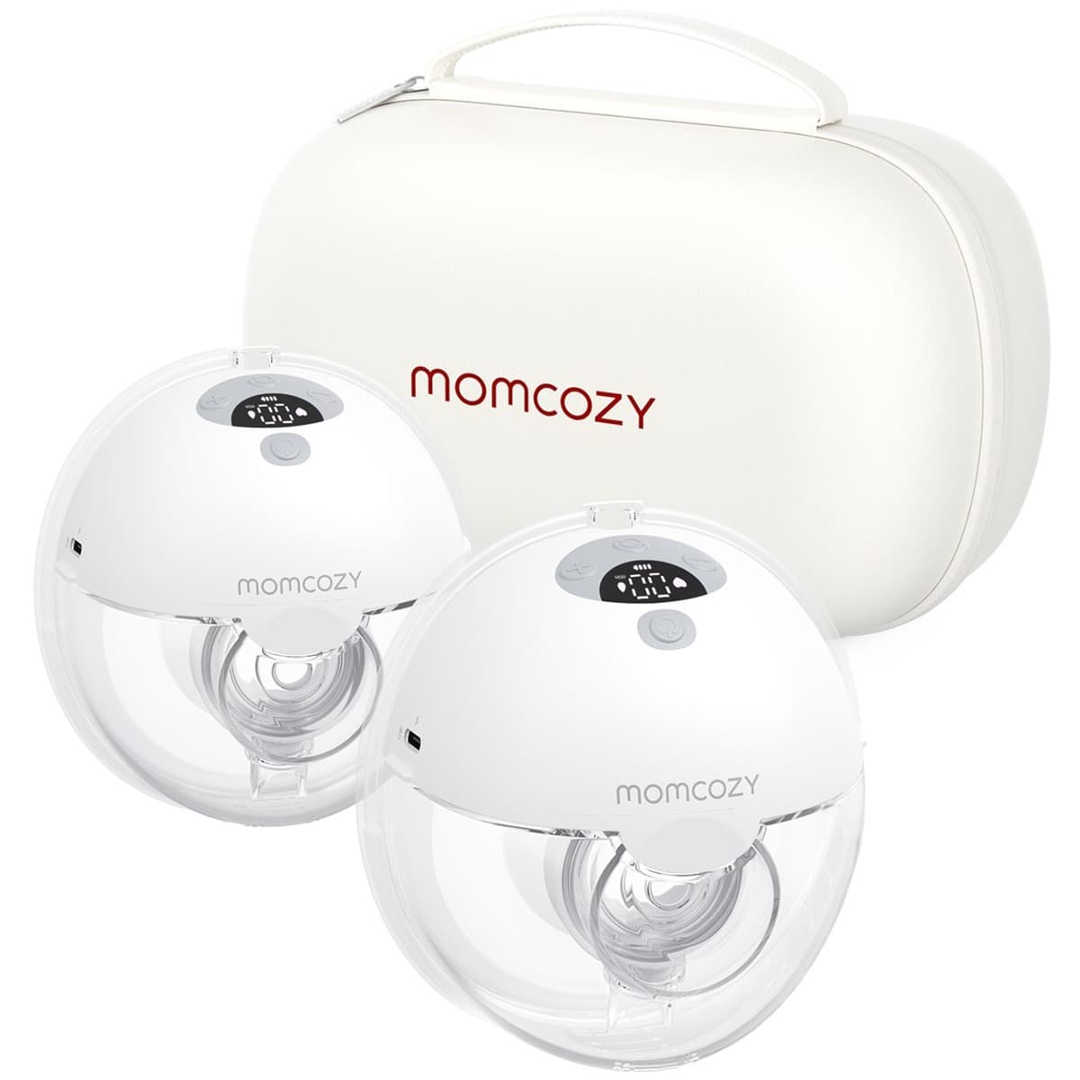 Podwójny przenośny bezprzewodowy laktator MOMCOZY M5