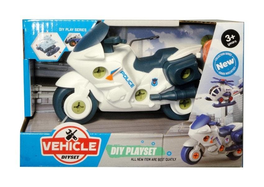 Pojazd motocykl do skręcania model kolekcjonerski