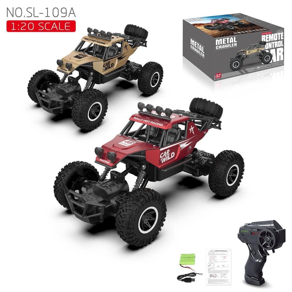 Pojazd Metalowy Zdalnie Sterowany R/C z Ładowarką i Akumulatorem
