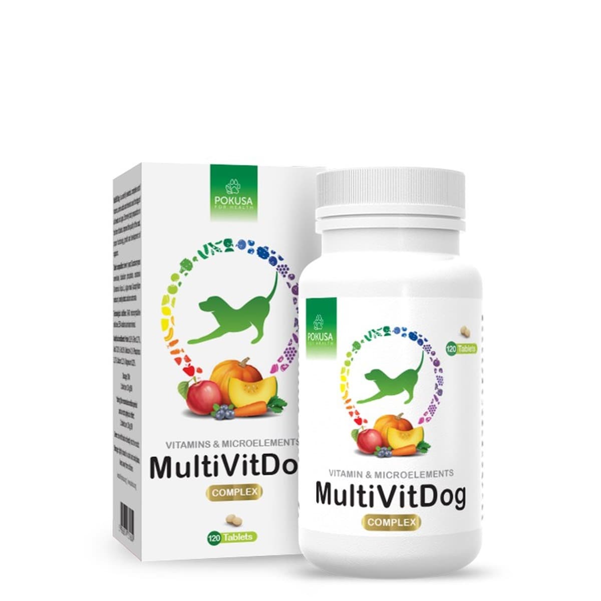 Pokusa Green Line Multiwitamina dla psów 120 tabletek