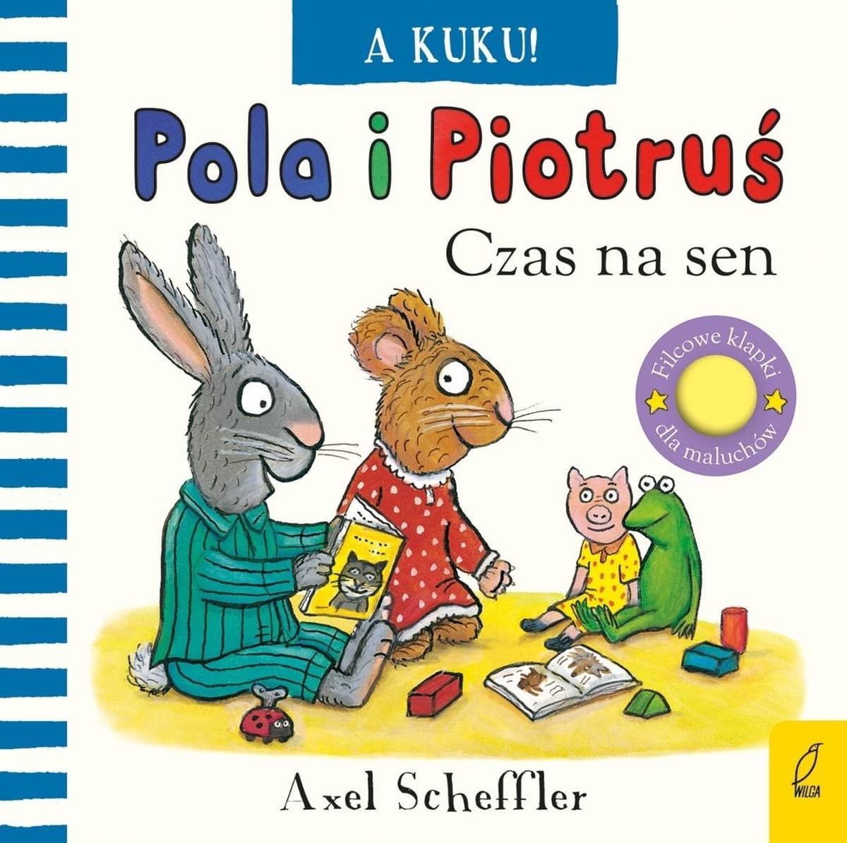 Pola i Piotruś A kuku! Czas na sen - książeczka dla dzieci