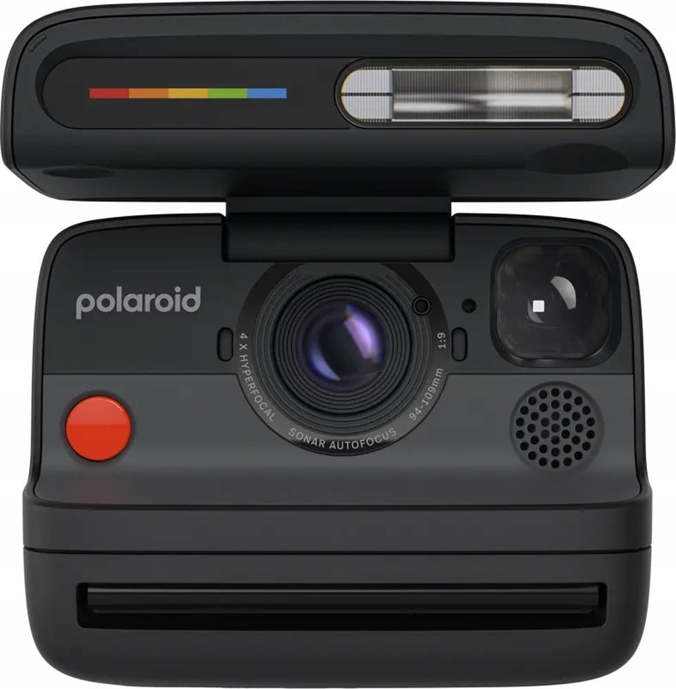 Polaroid Flip - aparat natychmiastowy z kolorowymi wkładami (8 zdjęć), czarny