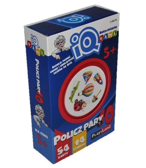 Gra karciana Policz Pary 10 Playland dla dzieci 5+