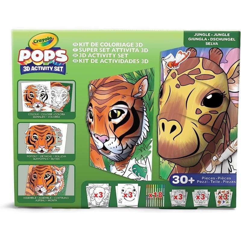 Crayola Zestaw plastyczny 3D Dżungla