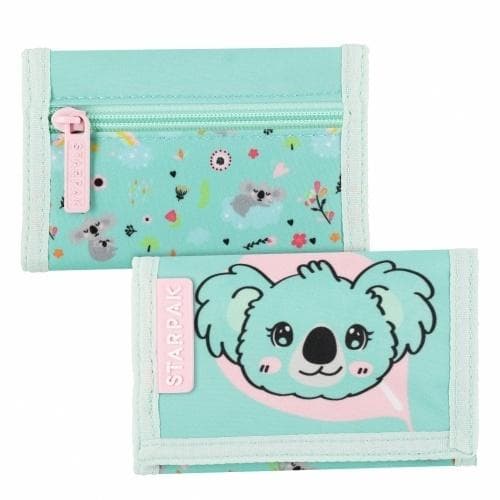 Portfel Dziecięcy Koala Różowo-Miętowy STARPAK