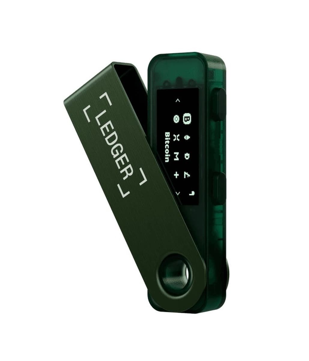 Portfel sprzętowy Ledger Nano S Plus Zielony
