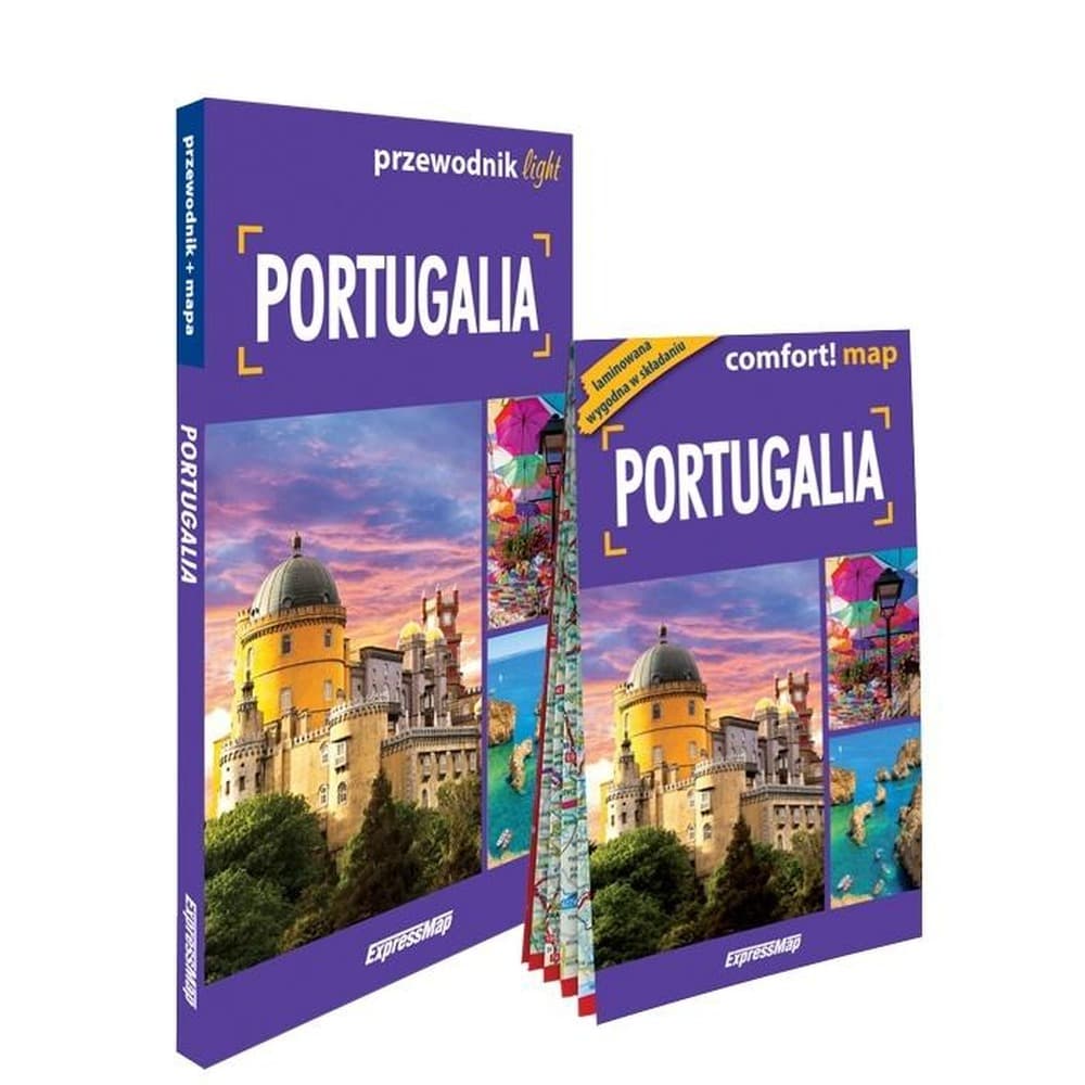 Portugalia przewodnik i mapa turystyczna 2w1 light