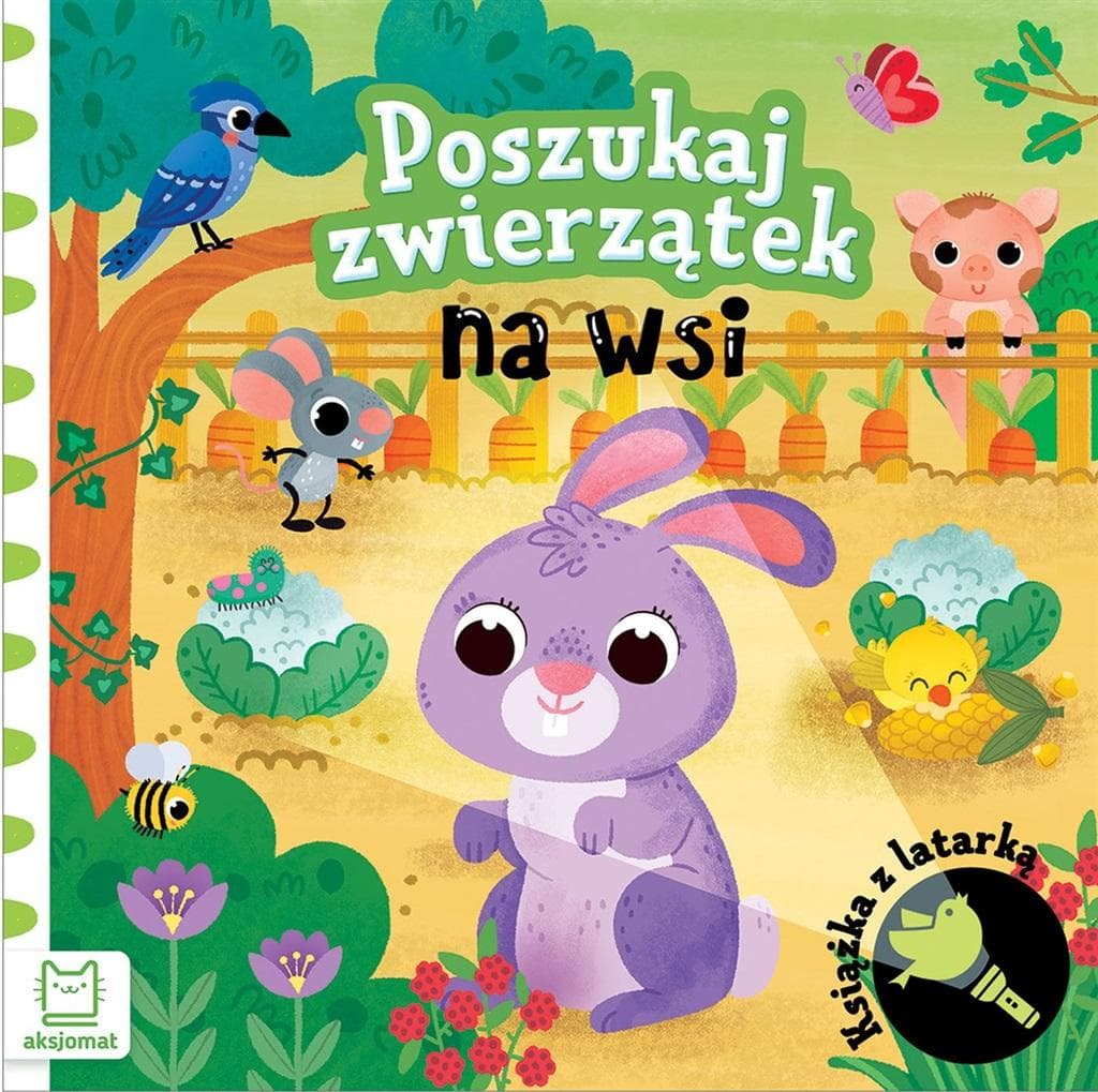 Poszukiwanie zwierzątek z latarką - książka dla dzieci