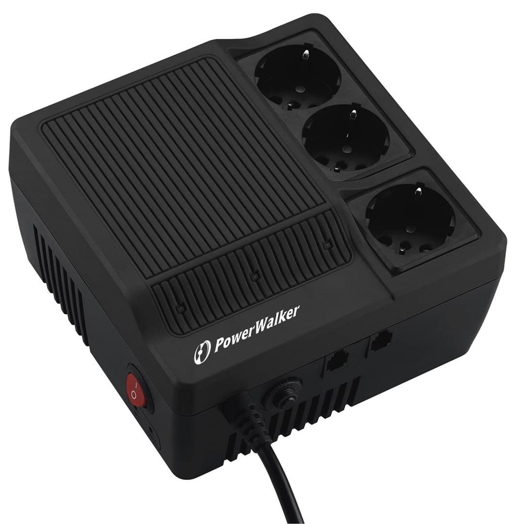 Stabilizator Napięcia Power Walker AVR 600VA 3x Schuko