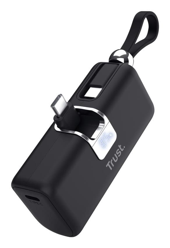 Powerbank kieszonkowy TRUST Pacto 5000 mAh czarny