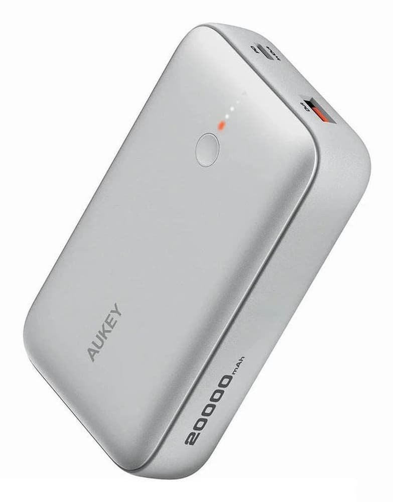 Powerbank Spark Mini Aukey 20000mAh 20W USB-C/USB-A biały