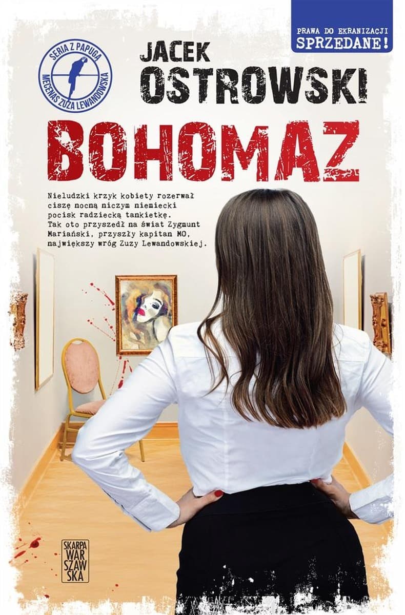 Powieść kryminalna Bohomaz z Jackiem Ostrowskim