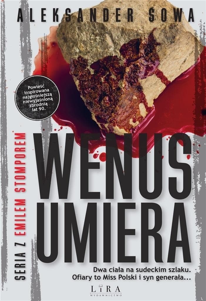 Powieść kryminalna Wenus umiera Lira Publishing 368 stron