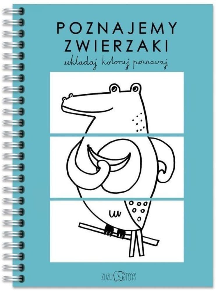 Poznajemy zwierzaki: Układaj, Koloruj, Poznawaj