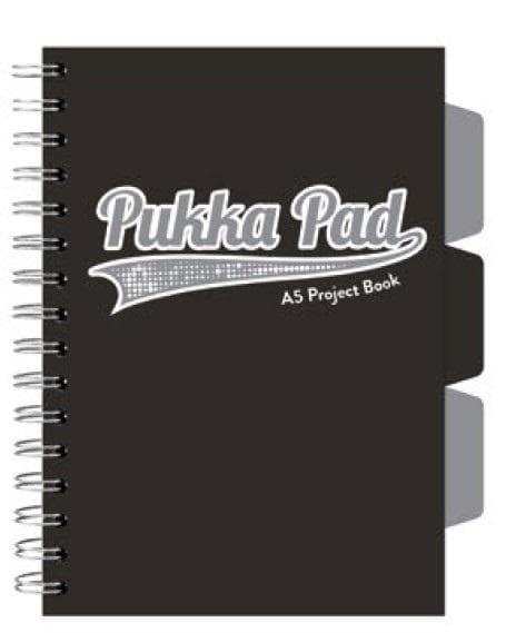 Zeszyt projektowy A4 100 kartek w kratkę Pastel 3 sztuki Pukka Pad
