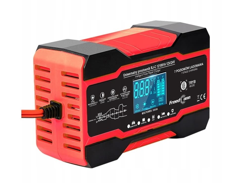 Prostownik akumulatorowy 12V 10A / 24V 5A