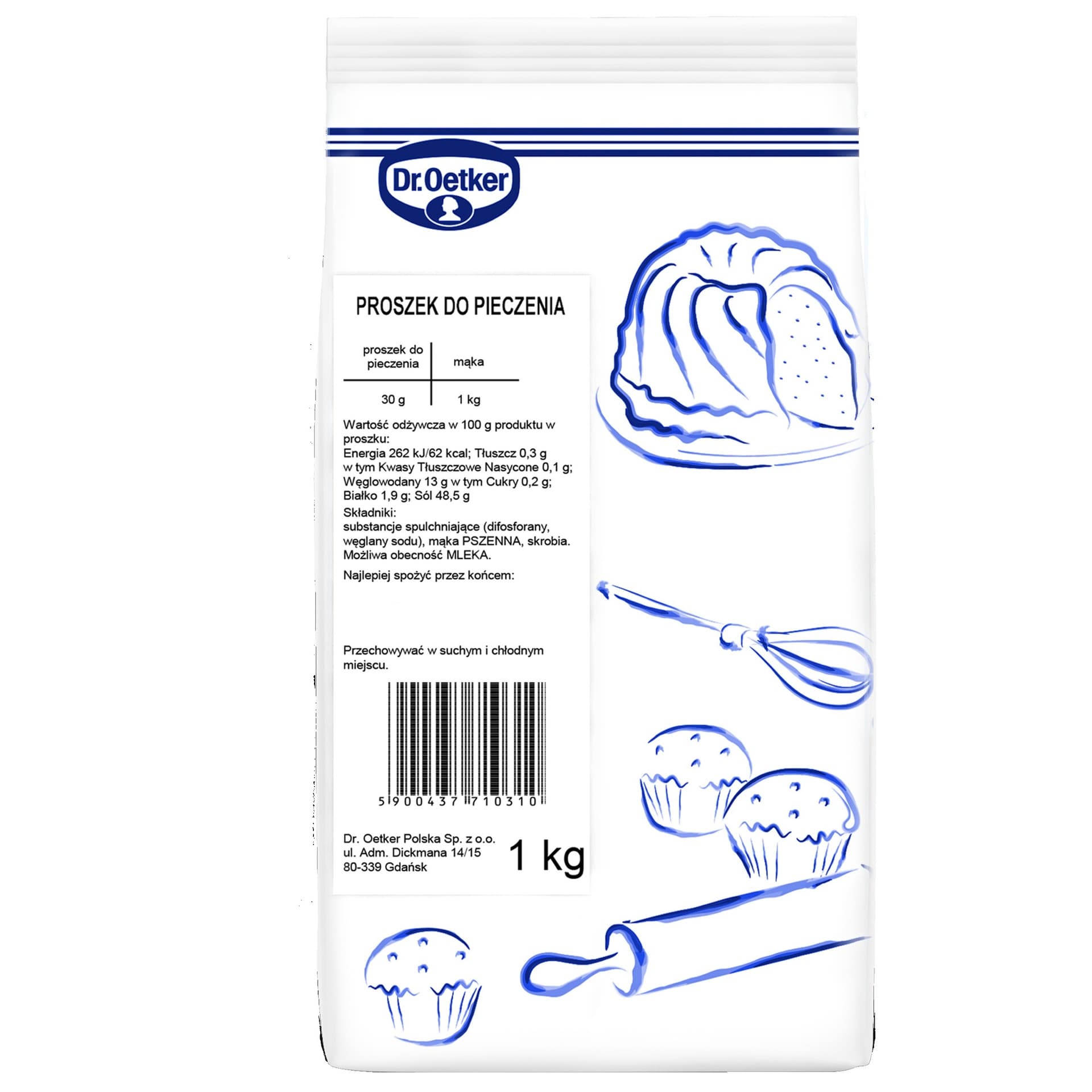 Dr. Oetker Proszek do pieczenia 1 kg