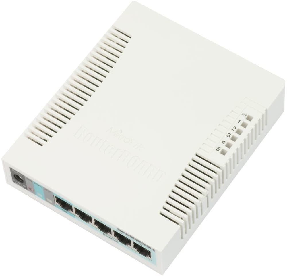 Mikrotik Router RB260GS Gigabit Ethernet PoE Biały