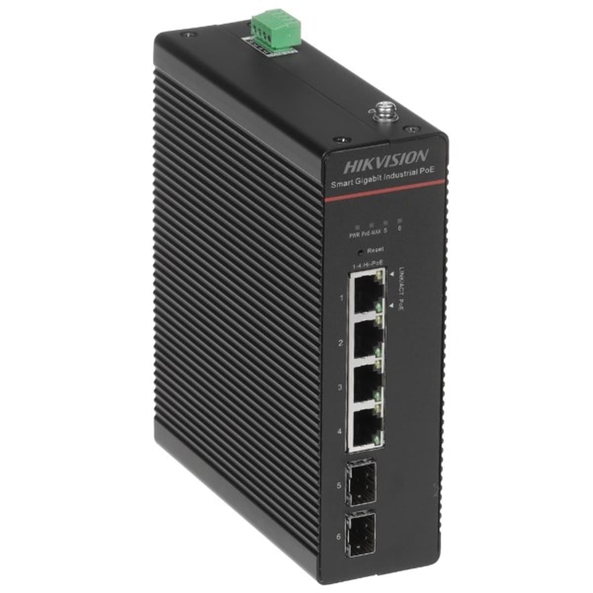 Przełącznik PoE 10-portowy HIKVISION DS-3T1506HP-SI-4P2F bez zasilacza
