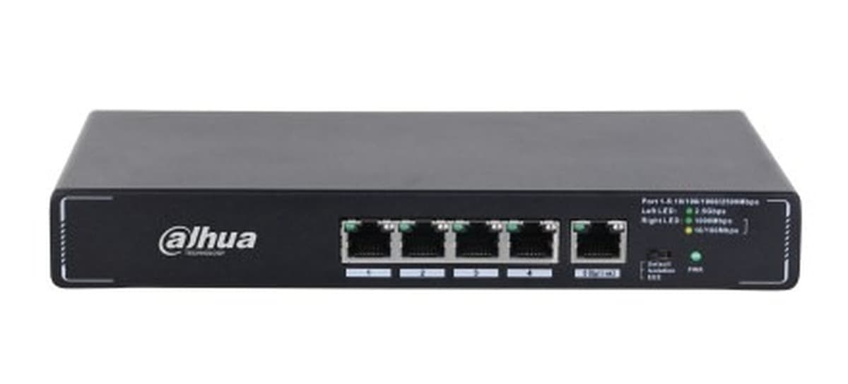 Przełącznik sieciowy Dahua 5-portowy Multi-Gigabit 2.5G SMG1005