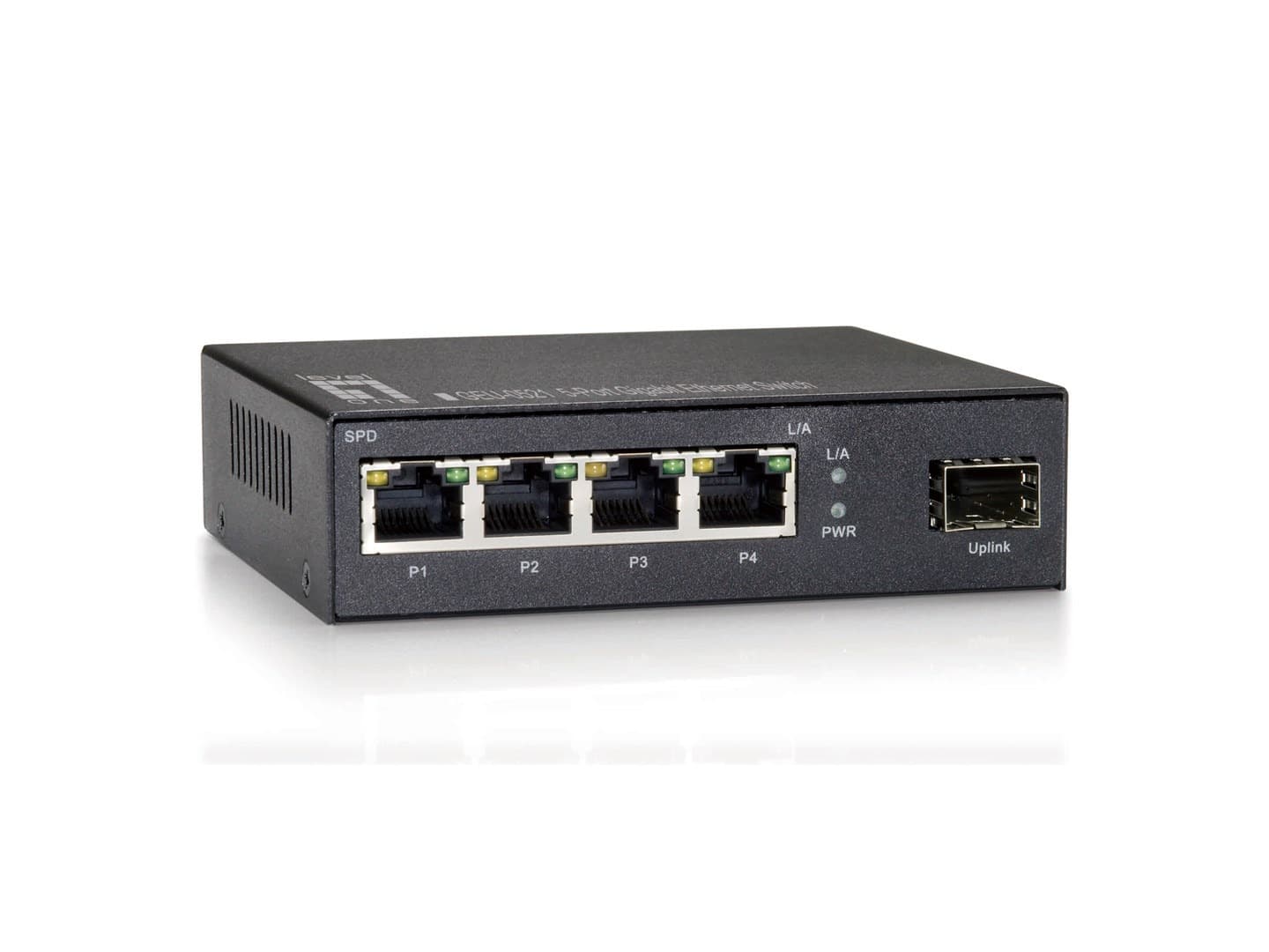 Przełącznik sieciowy LevelOne GB 5-portowy 1xSFP 1Gbps