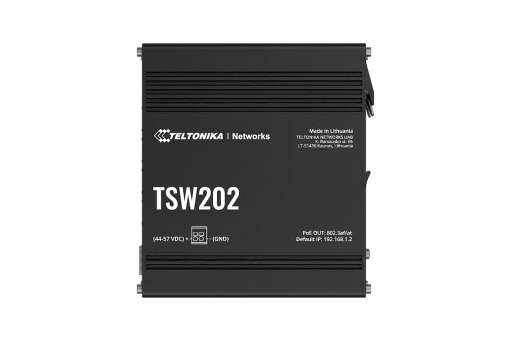 Teltonika Przełącznik TSW202 8x RJ45 1Gb 2x SFP L2 POE+