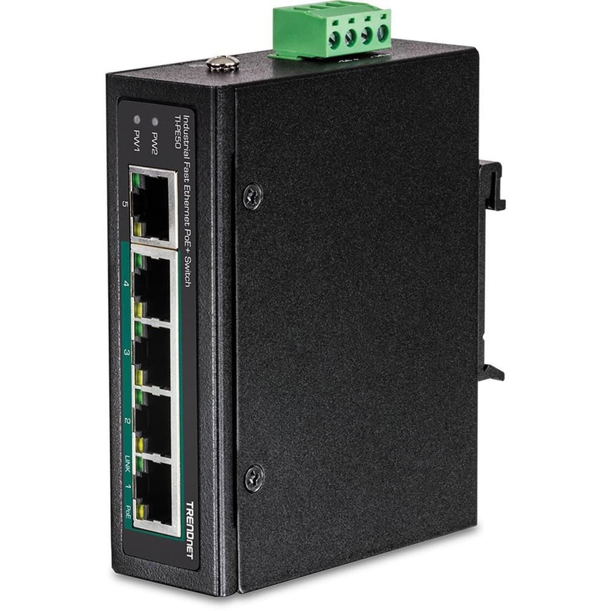 Przełącznik TRENDnet TI-PE50 niezarządzalny 4 porty PoE+ 90 W