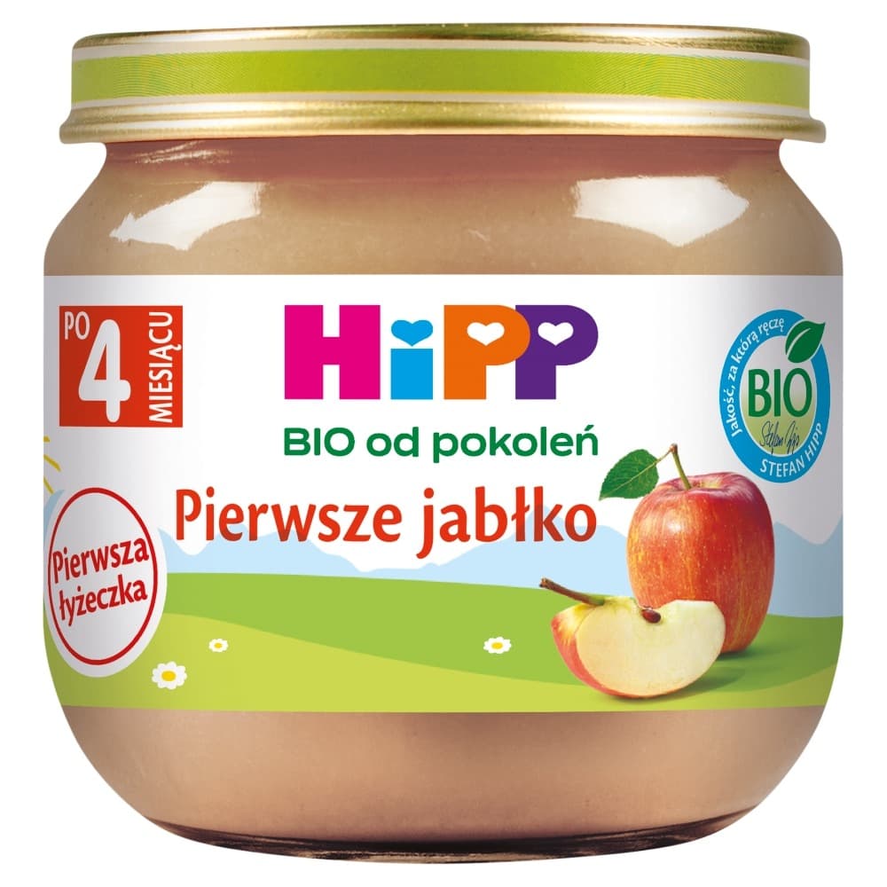 HiPP Pierwsze jabłko BIO, po 4. miesiącu, 80 g