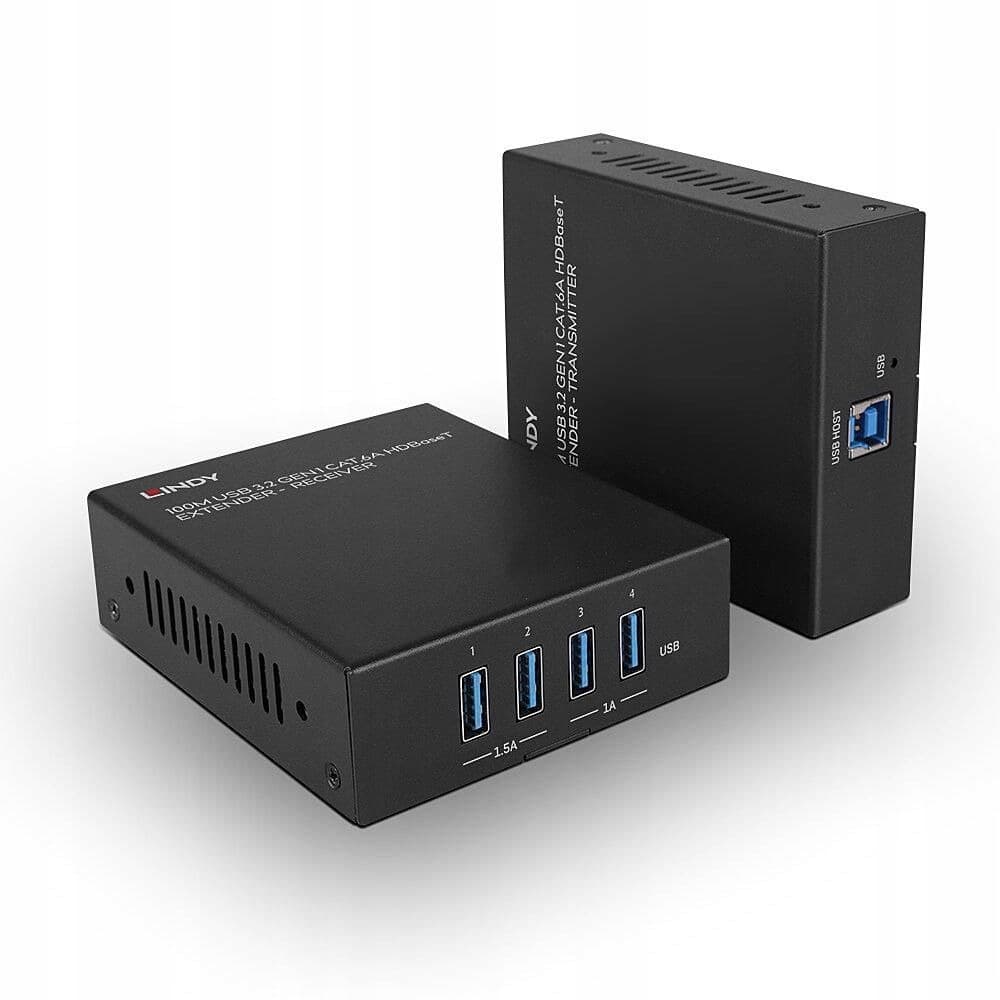Przedłużacz USB 3.2 Gen 1 Cat.6A 100m
