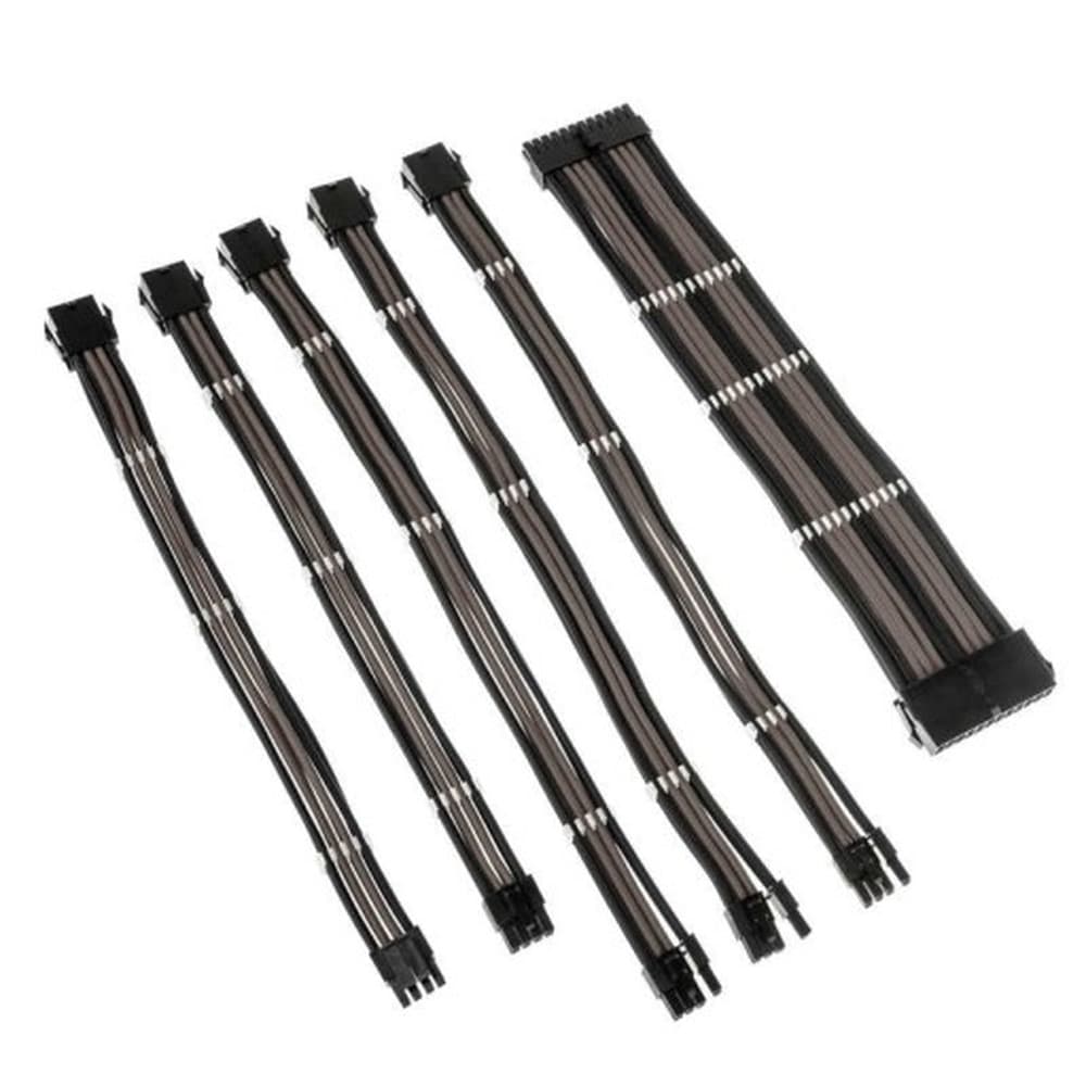 Przedłużacz w oplocie Kolink Core Adept Jet Black/Titan Purple