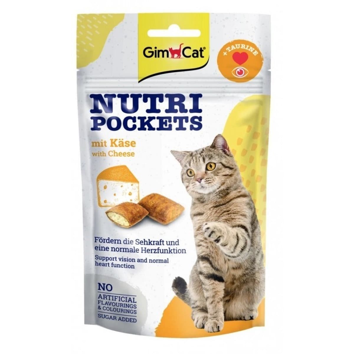 Przekąski dla kota GimCat Nutri Pockets z serem 60 g