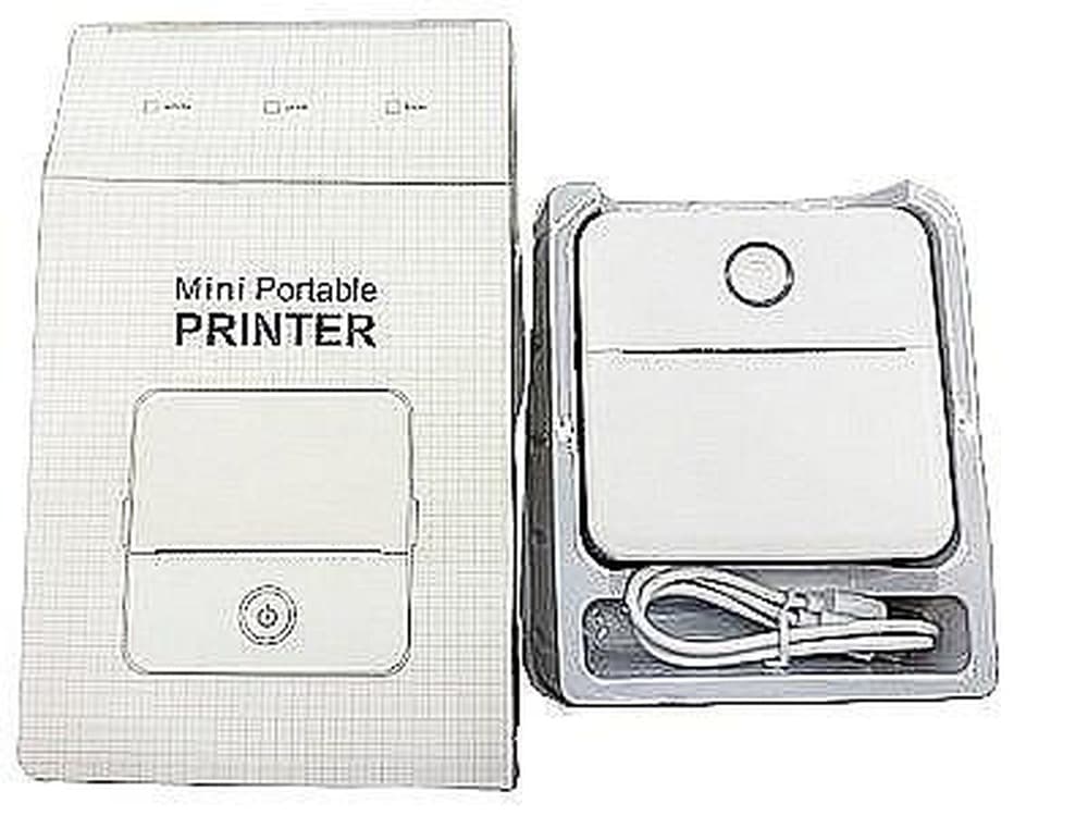 Przenośna mini drukarka USB do zdjęć i etykiet