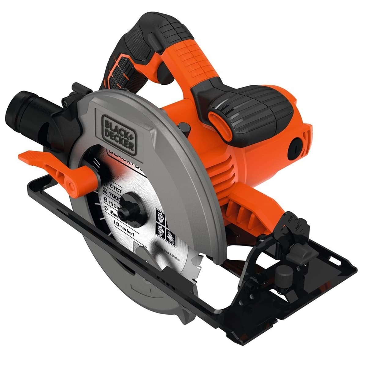 Przenośna pilarka tarczowa Black & Decker 1500 W 19 cm 5500 RPM