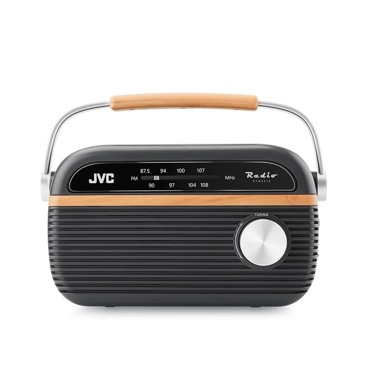 Przenośne radio JVC RA-E215G szare